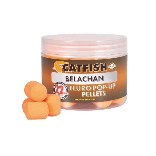 Dynamite Baits Belachan Fluro Pop Up Pellets 22 mm