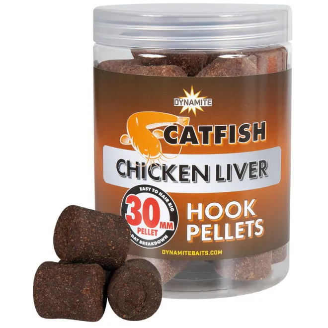Dynamite Baits Catfish Chicken Liver Hook Pellets 30 mm