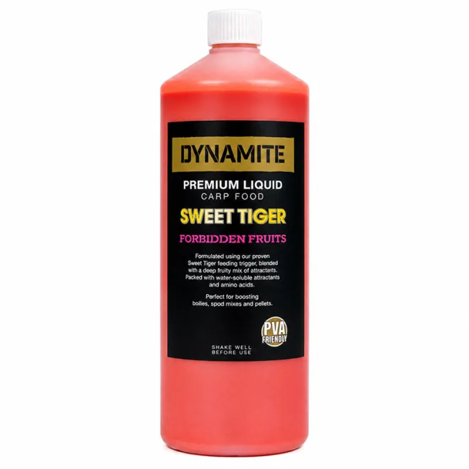 Dynamite Baits Liquid Carp Food Sweet Tiger Forbidden Fruits 1 l