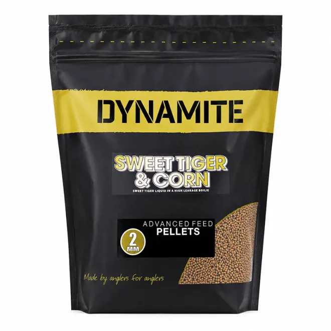 Dynamite Baits Sweet Tiger & Corn Pellets 900 g 2 mm