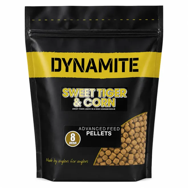 Dynamite Baits Sweet Tiger & Corn Pellets 900 g 8 mm