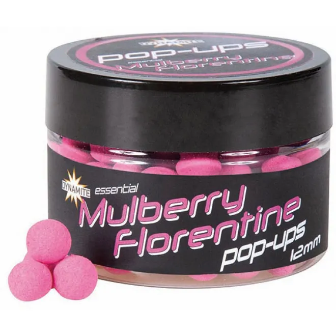 Dynamite Baits Fluro Pop Ups Mulberry Florentine 12 mm