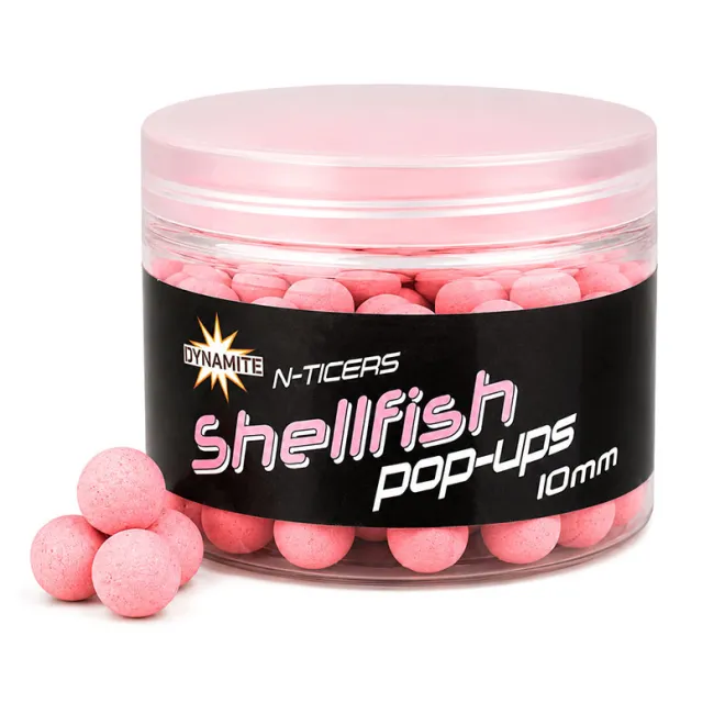 Dynamite Baits N-Ticers Shellfish Pop-Ups 10 mm