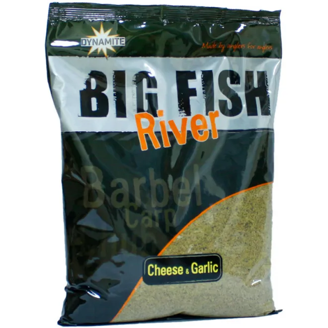 Dynamite Baits Big Fish River Groundbait Cheese & Garlic 1,8 kg
