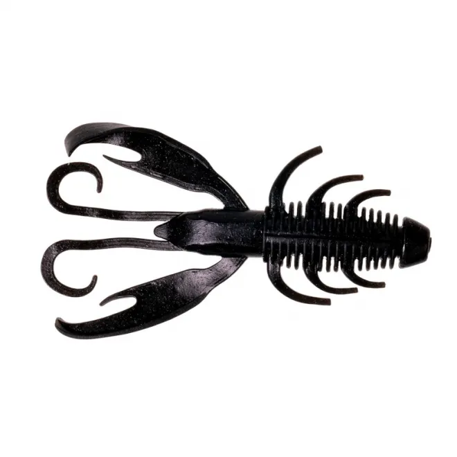 Zeck Fishing Edward 8,9 cm Just Black - 5 Stück