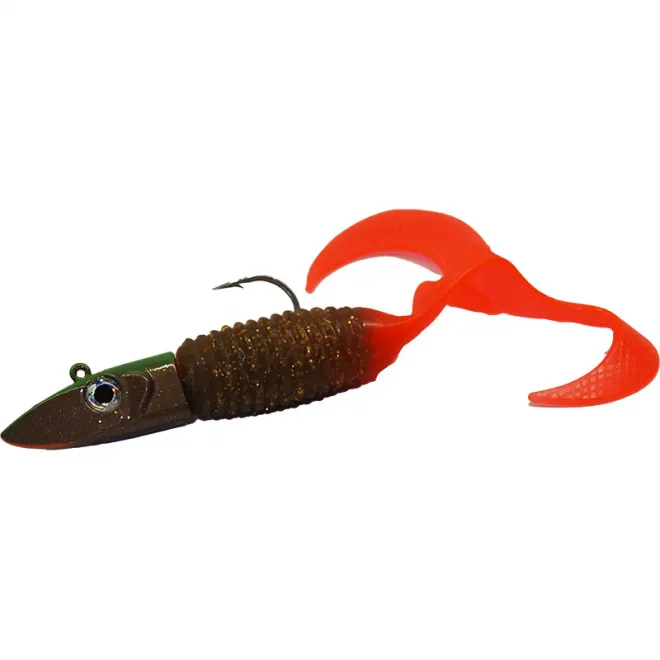 Dieter Eisele Durchdreher XXL 28 cm Motoroil/Crab UV mit Twitcher 160 g Crab