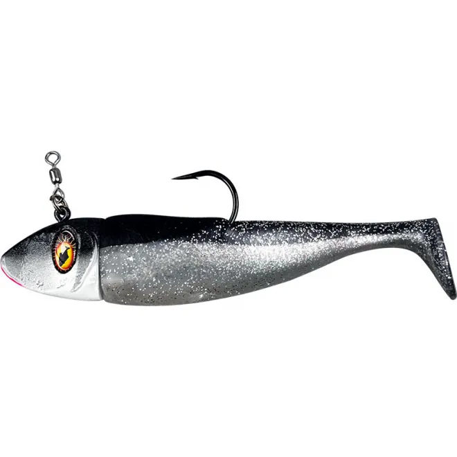 Dieter Eisele Tiefgänger 28,5 cm mit Twitcher 295 g Schwarz/Silber mit Orange