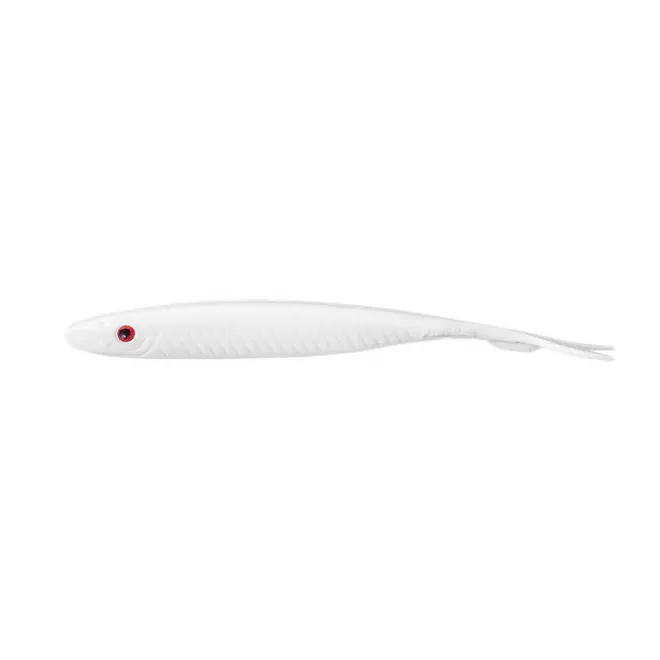 FishUs FBL Espetit Dead Jerk 120 Solid White 10 Stück