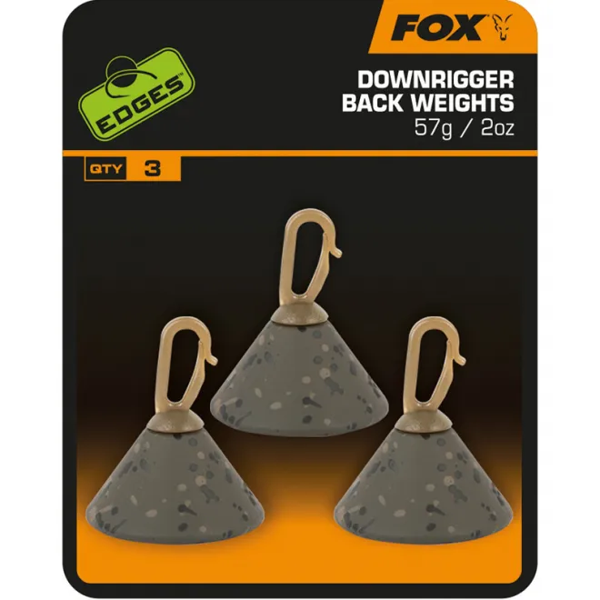 FOX Edges Downrigger Back Weights 3 Stk 2,0 oz 57 g
