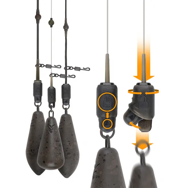 FOX Edges Naturals Heli-Clip 3 Stück