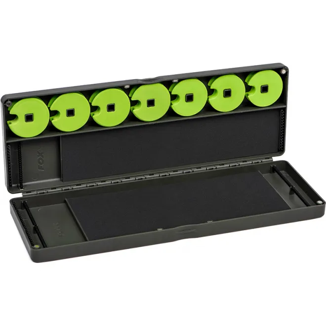 FOX Edges Large Rig and Disc Box Inc 50 Pins & 7 Discs