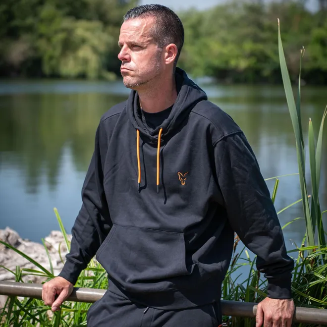 FOX Classic Hoody Black/Orange M