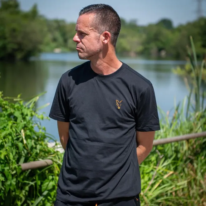 FOX Classic T-Black/Orange M