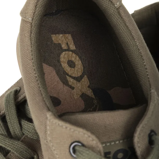 FOX Khaki Canvas Shoe 42