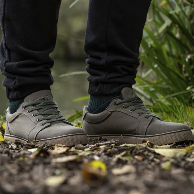 FOX Khaki Canvas Shoe 42