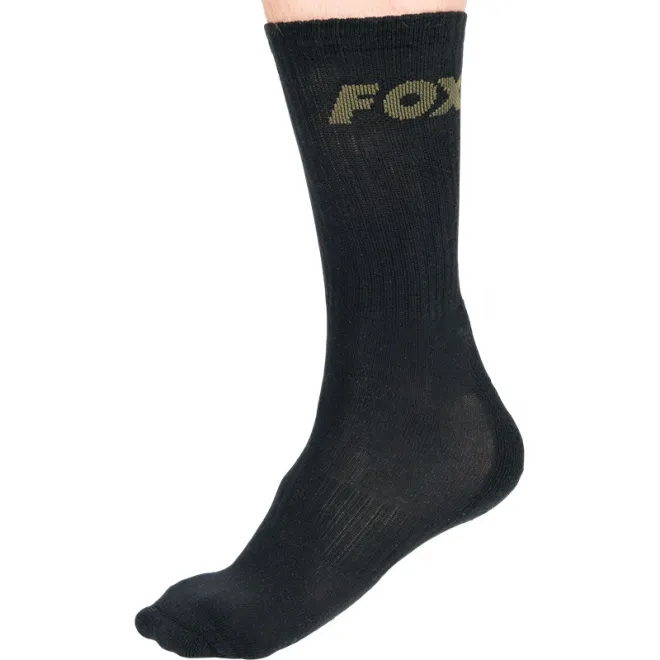 FOX Black Socks 3-Pack 40-43