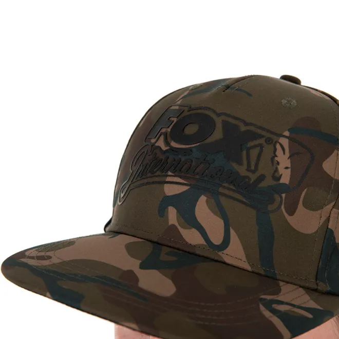 FOX Camo Flat Peak Snapback Cap