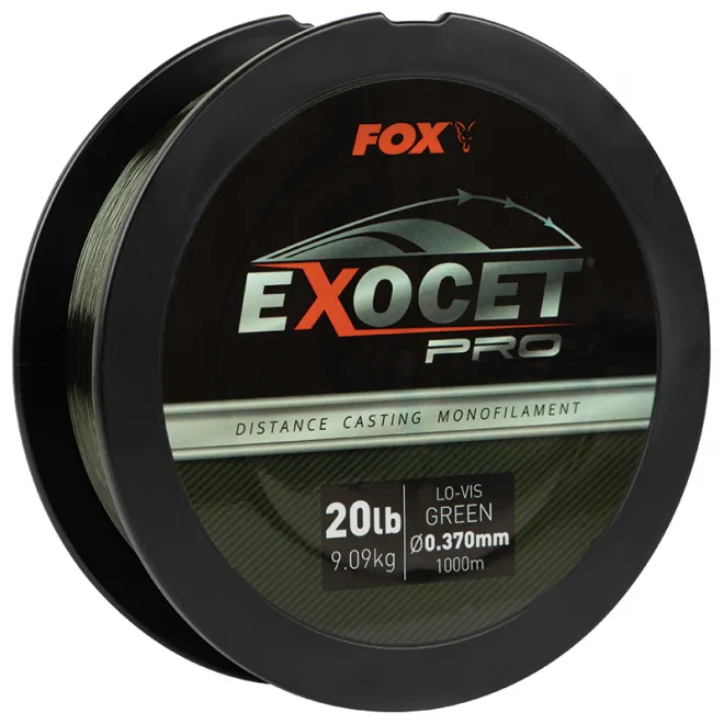 FOX Exocet Pro Low Vis Green 1000 m 0.37mm 20b 9,09kg