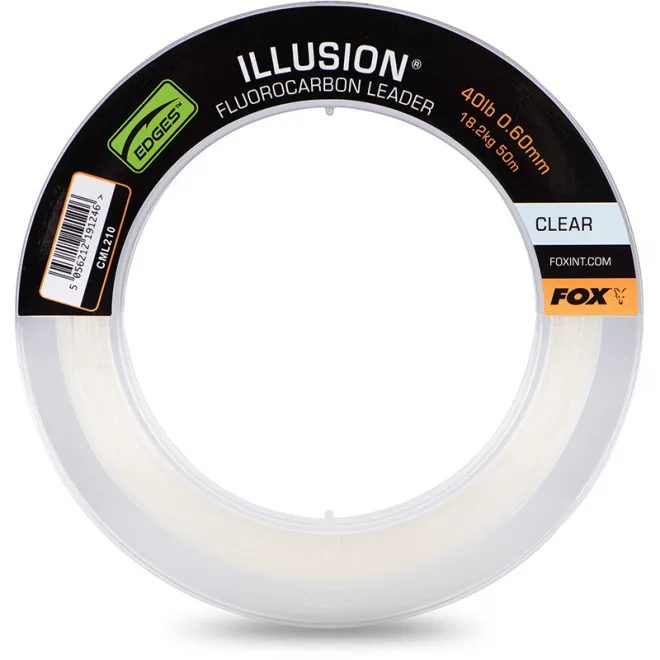 FOX Illusion Leader 50 m 40 lb 18,2 kg 0,60 mm Clear
