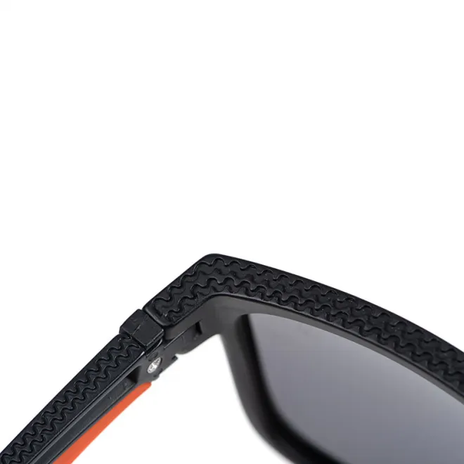FOX Collection Black Orange Shades-Grey Lense