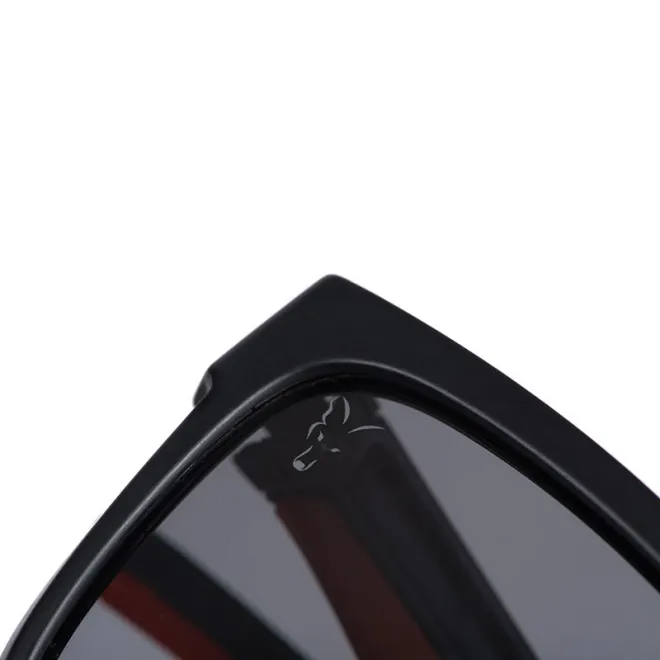 FOX Collection Black Orange Shades-Grey Lense