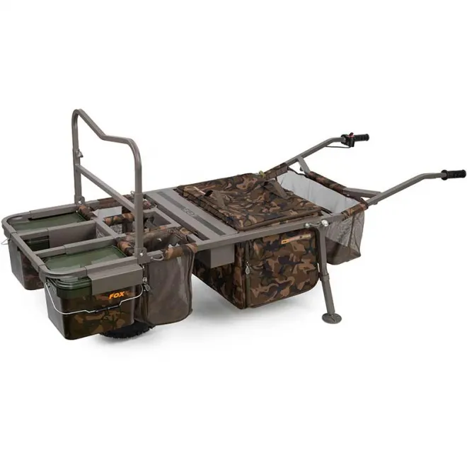 FOX Transporter 24 V Power Barrow incl. 2 x 9 Ah 12 V Batteries & Charger
