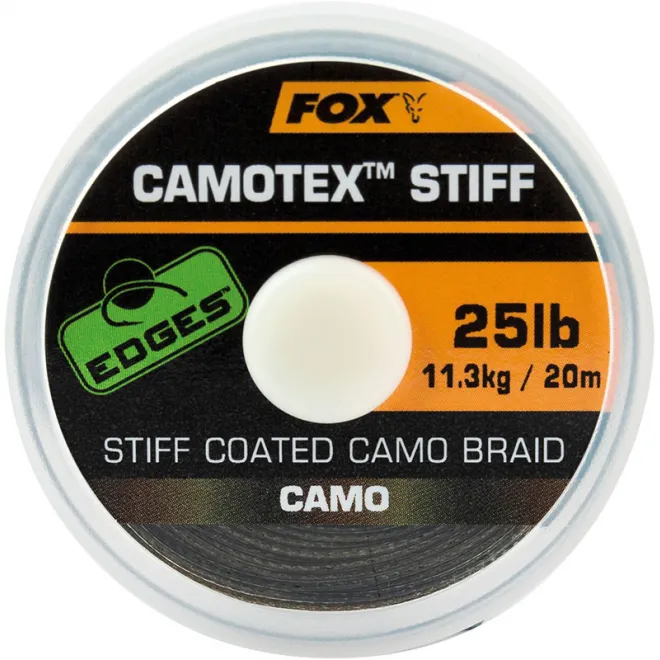 FOX Edges Camotex™ Stiff Coated Camo Braid 20 m 35 lb