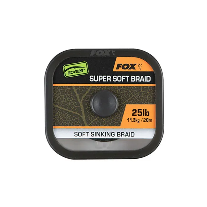 FOX Edges Naturals Soft Braid Hooklength 20 m 25 lb/11,3 kg
