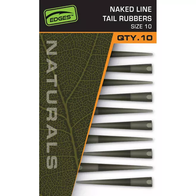 FOX Edges Naturals Naked Line Tail Rubbers Size 10