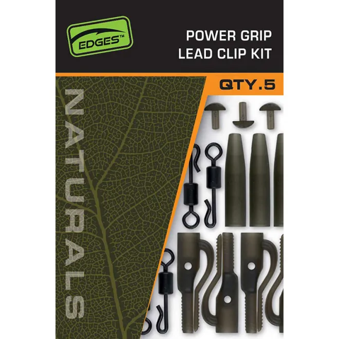 FOX Edges Naturals Power Grip Lead Clip Kit