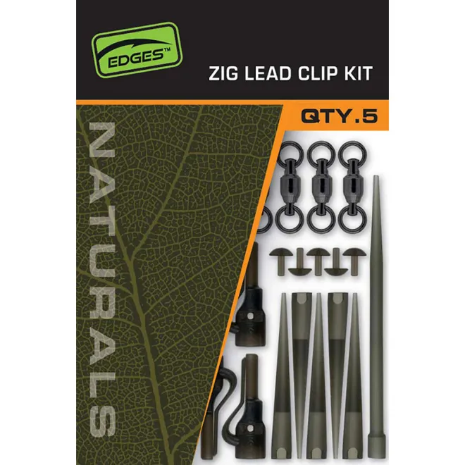 FOX Edges Naturals Zig Lead Clip Kit
