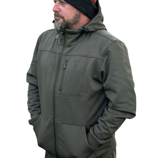 FOX Collection Soft Shell Jacket Green & Black M