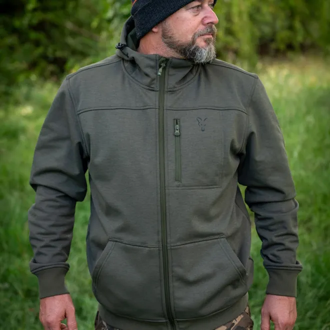FOX Collection Soft Shell Jacket Green & Black M