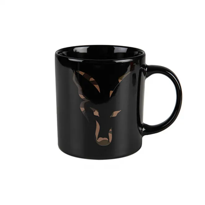 FOX Black and Camo Head Ceramic Mug