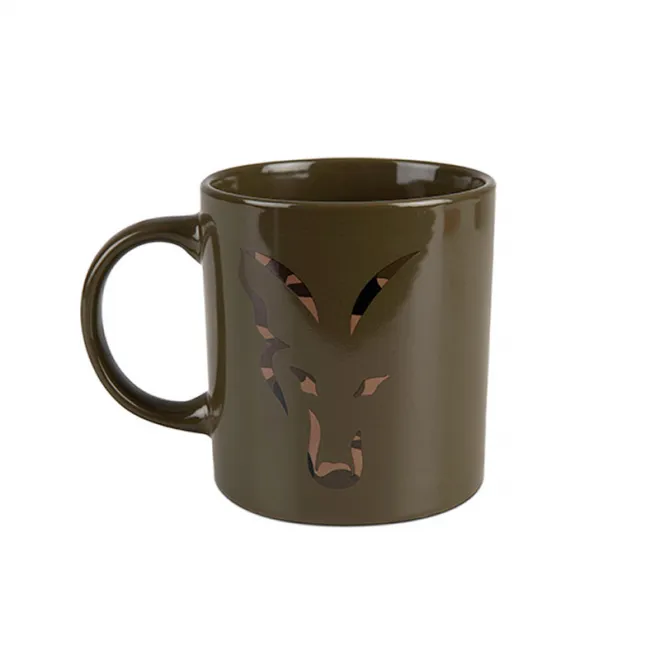 FOX Green and Camo Head Ceramic Mug