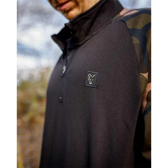 FOX LW Black/Camo QTR Zip M