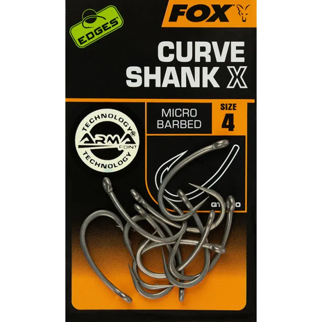 FOX Edges Curve Shank X Hooks Size 2