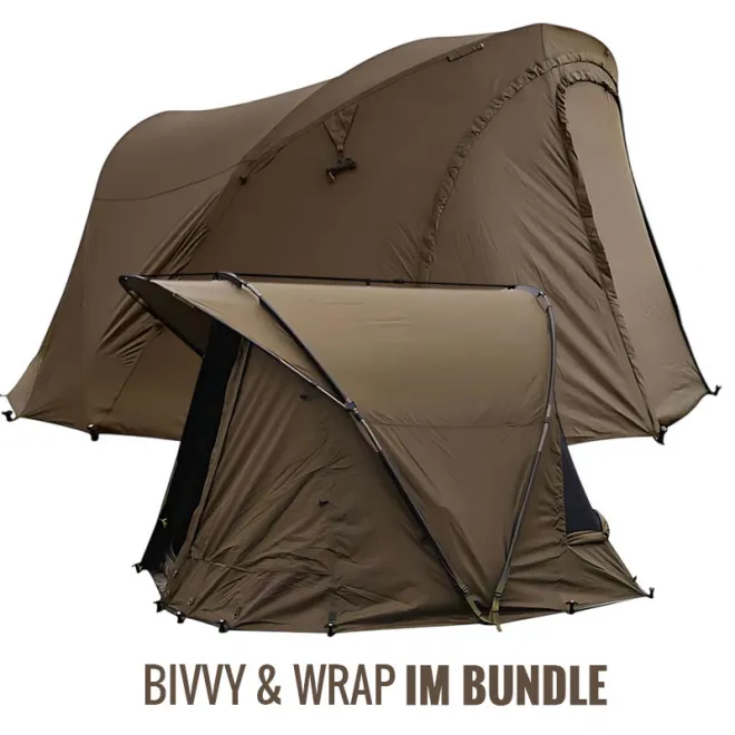 FOX Voyager 1 Person Bivvy + Free Wrap