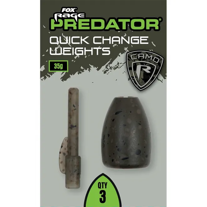 FOX Rage Predator Camo Quick Change Weights 35 g