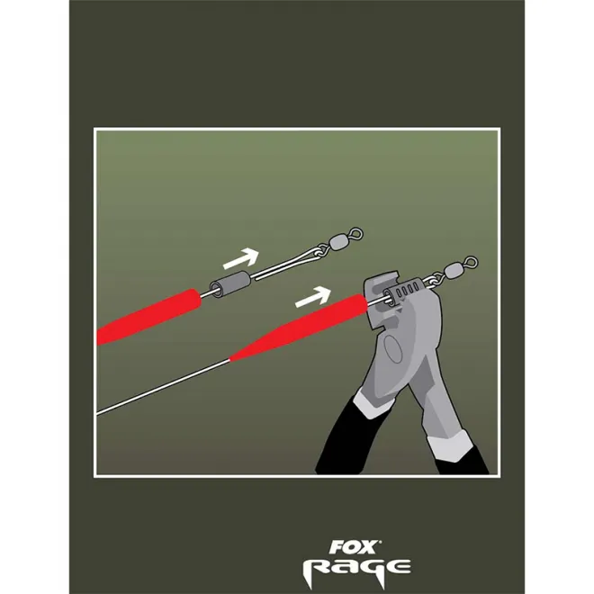 FOX Rage Predator Red Trace Crimp Covers