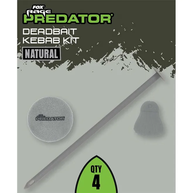 FOX Rage Predator Deadbait Kebab Kit Natural