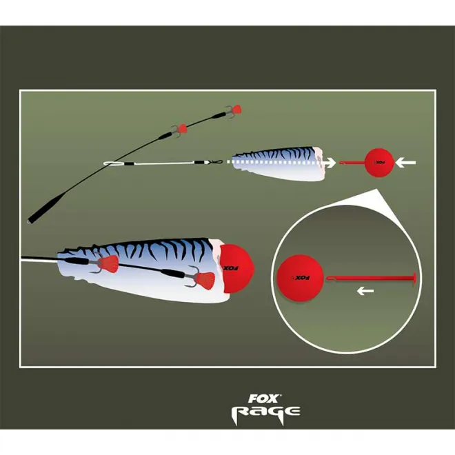 FOX Rage Predator Bait Poppers Natural Medium