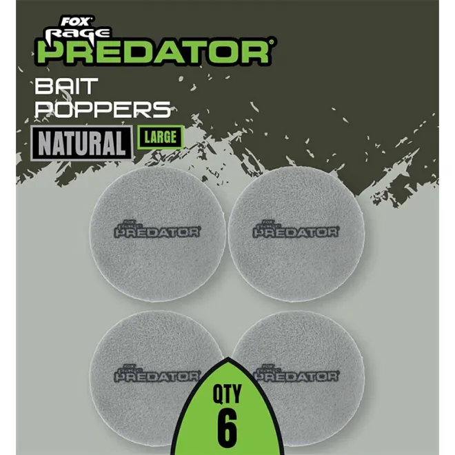 FOX Rage Predator Bait Poppers Natural Large