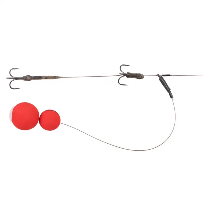 FOX Rage Predator Twin Treble Pop-Up Trace Size 4 40 lb