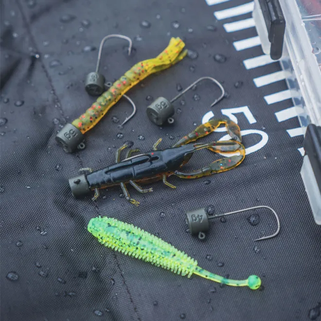 FOX Rage Micro Ned Heads Camo 5 Stück 1 - Kopf: 2 g