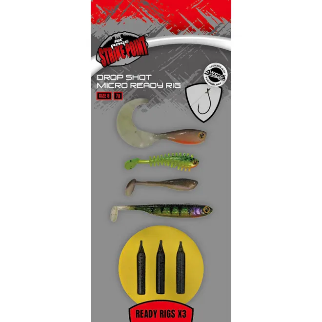 FOX Rage Drop Shot Micro Ready Rig Size 6