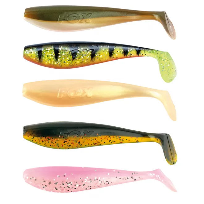 FOX Rage Zander Pro Mixed UV Colour Pack 5 Stück 12 cm