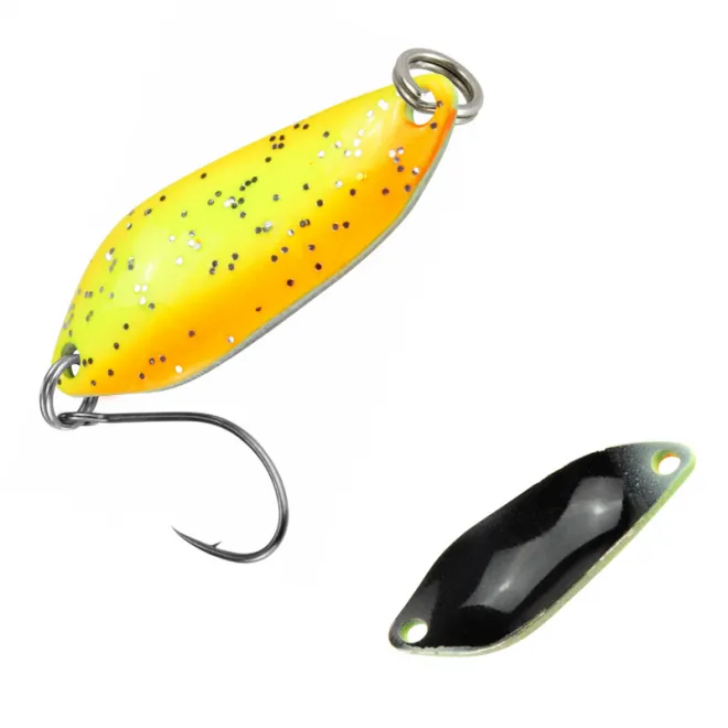 FTM Spoon Strike 2,1 g Gelb Orange mit Glitter/Schwarz