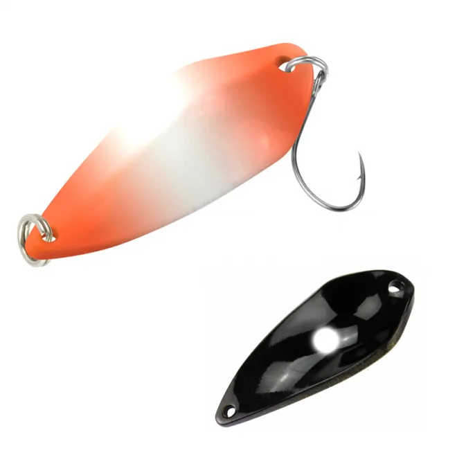 FTM Spoon Rock 4,2 g Neon Orange Lumi/Schwarz mit Glitter Lumi