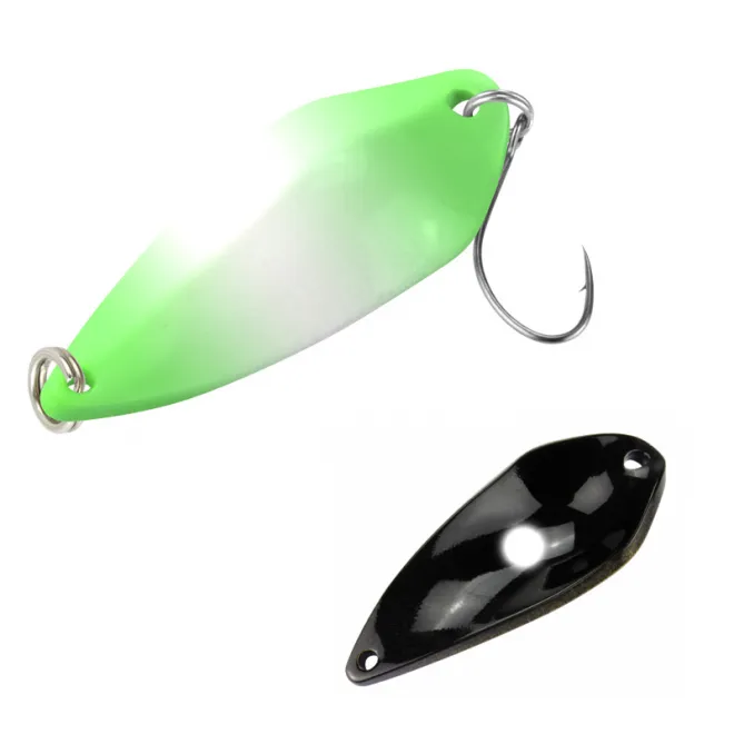 FTM Spoon Rock 4,2 g Neon Grün Lumi/Schwarz mit Glitter Lumi